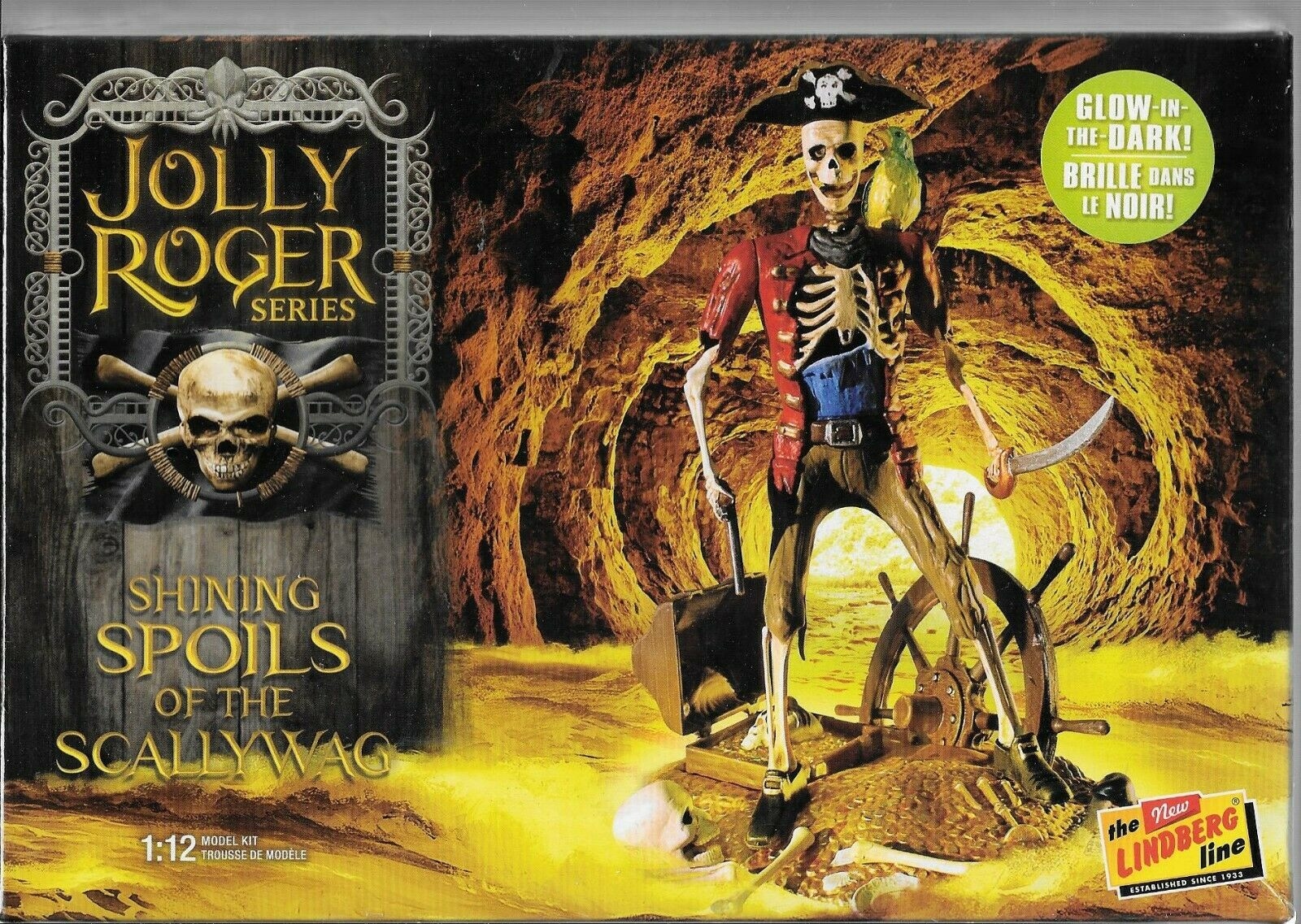 LINHL614  Jolly Roger Shining Spoils Scallywag Skeleton Pira