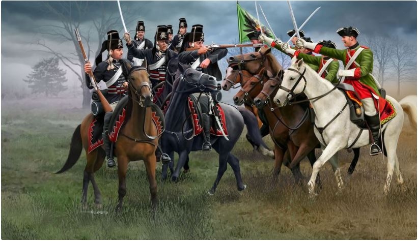 RE2453  Seven Years War Austrian Dragons + Prussian Hussars