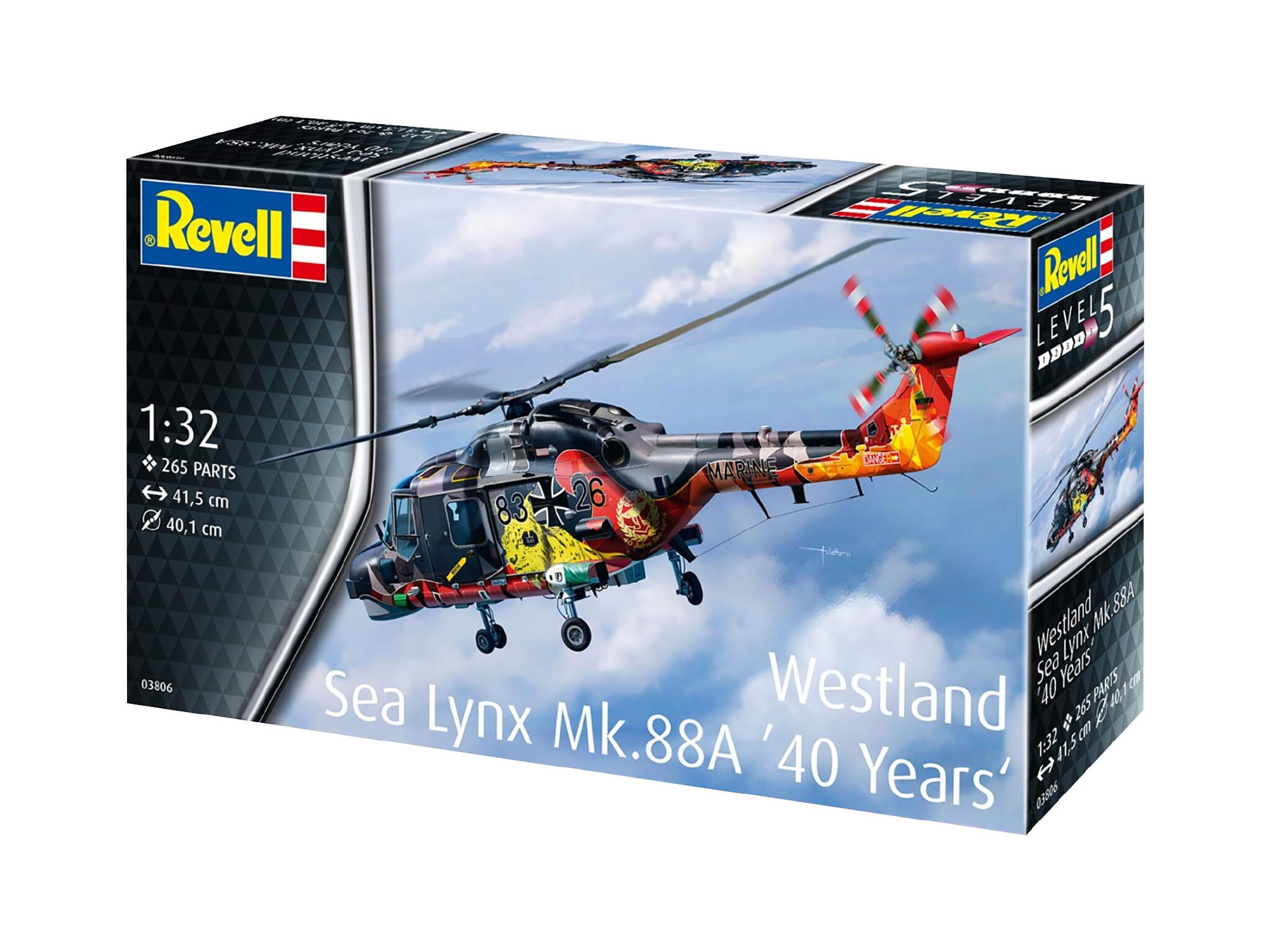 RE3806  Westland Sea Lynx Mk.88A (40 Years Special Edition