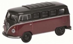 20104  Volkswagen T1 bus  rood/zwart