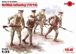 ICM35684  British Infantry (1914), (4 figures)