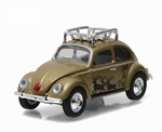 51077C  Volkswagen Beetle in Gold with Reindeer