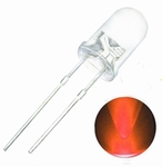 899F  LED Diode Oranje Bolkop (helder)