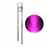 898D  LED Diode Roze vlakke kop