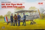 ICM32037 DH. 82A Tiger Moth met WWII RAF-cadetten