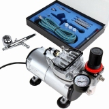 ABPST05 Airbrush Compressor + Double action pistool ABPST01