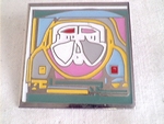 3334  Volkswagen Kever quadratischer Pin