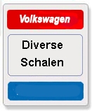 VW Modelauto's Diverse schalen